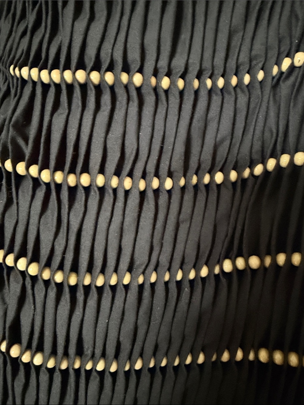Zara Black Spaghetti-Strap Summer Dress with Beaded Detail - Picture 3 of 4